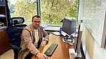 Dr hab. Taras Parashchuk z Wydziału Inżynierii Materiałowej i Ceramiki AGH